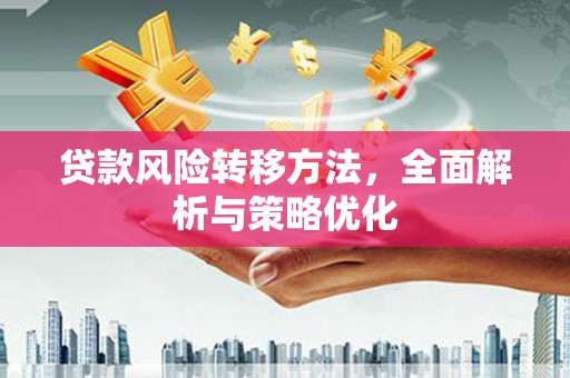 金秀贷款风险转移方法，全面解析与策略优化