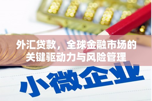金秀外汇贷款，全球金融市场的关键驱动力与风险管理