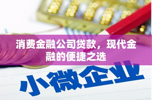 金秀消费金融公司贷款，现代金融的便捷之选