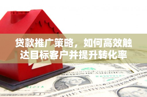 金秀贷款推广策略，如何高效触达目标客户并提升转化率