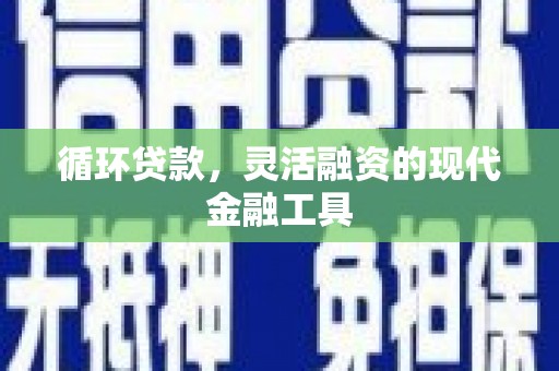 金秀循环贷款，灵活融资的现代金融工具