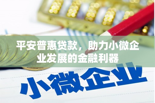 金秀平安普惠贷款，助力小微企业发展的金融利器