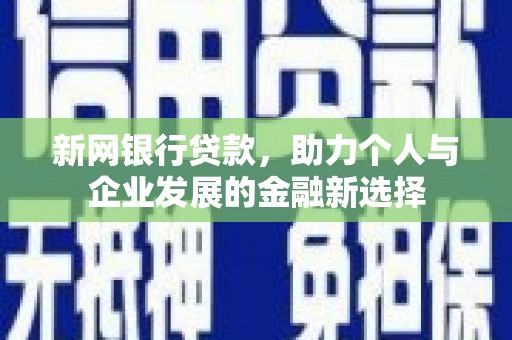 金秀新网银行贷款，助力个人与企业发展的金融新选择