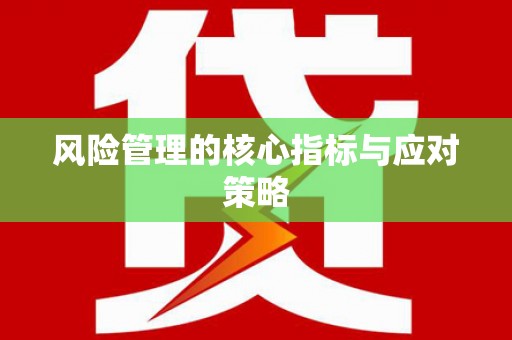 金秀风险管理的核心指标与应对策略