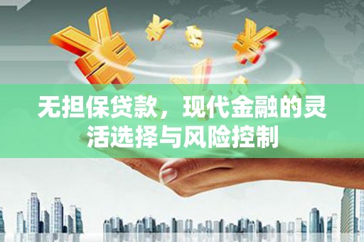金秀无担保贷款，现代金融的灵活选择与风险控制