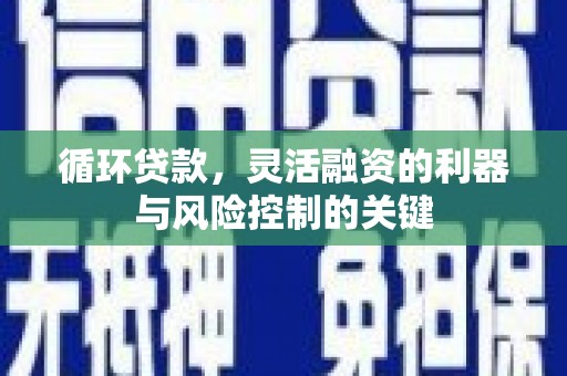 金秀循环贷款，灵活融资的利器与风险控制的关键