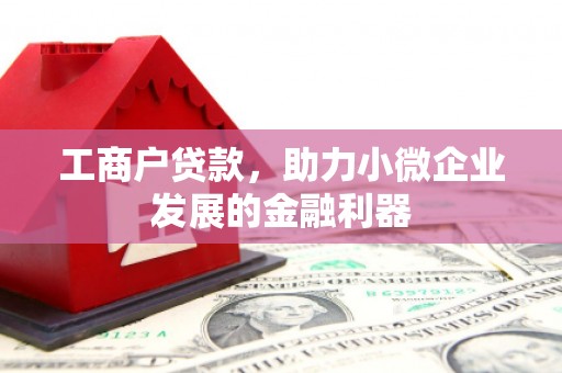 金秀工商户贷款，助力小微企业发展的金融利器