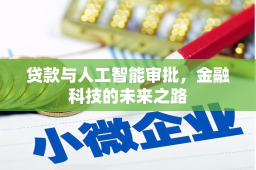 金秀贷款与人工智能审批，金融科技的未来之路