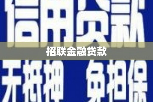金秀招联金融贷款