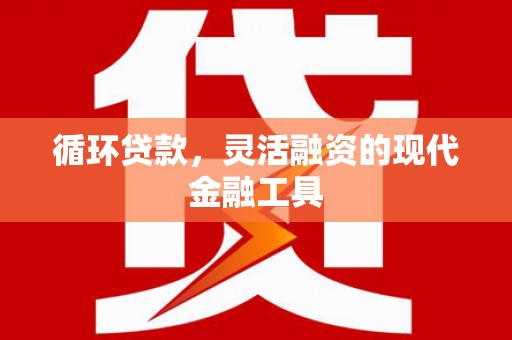 金秀循环贷款，灵活融资的现代金融工具