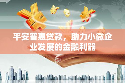 金秀平安普惠贷款，助力小微企业发展的金融利器