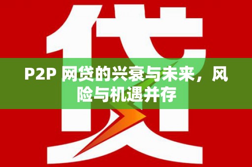 金秀P2P 网贷的兴衰与未来，风险与机遇并存